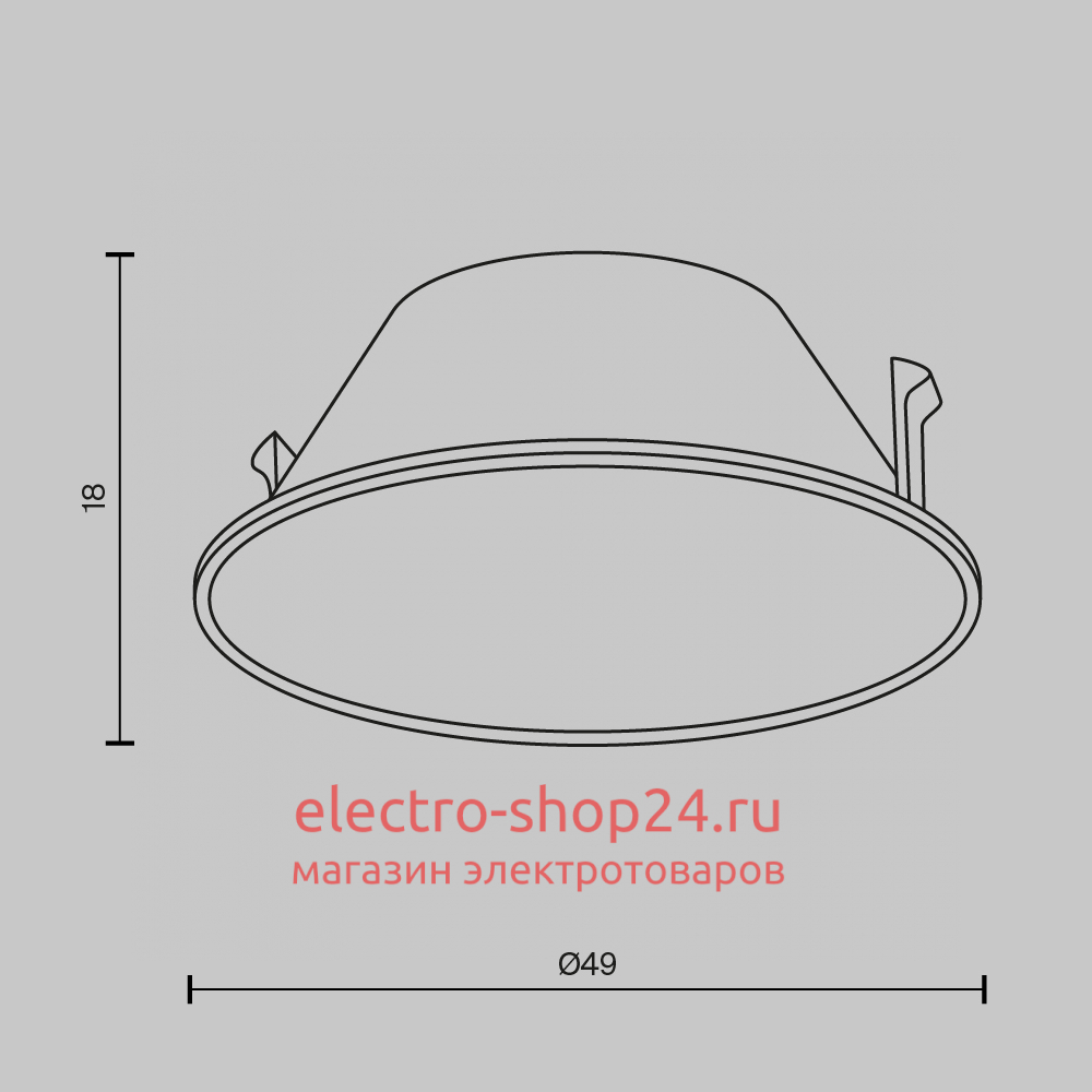 Декоративная рамка-отражатель Maytoni Wise Ring057-7-CH Ring057-7-CH - магазин электротехники Electroshop