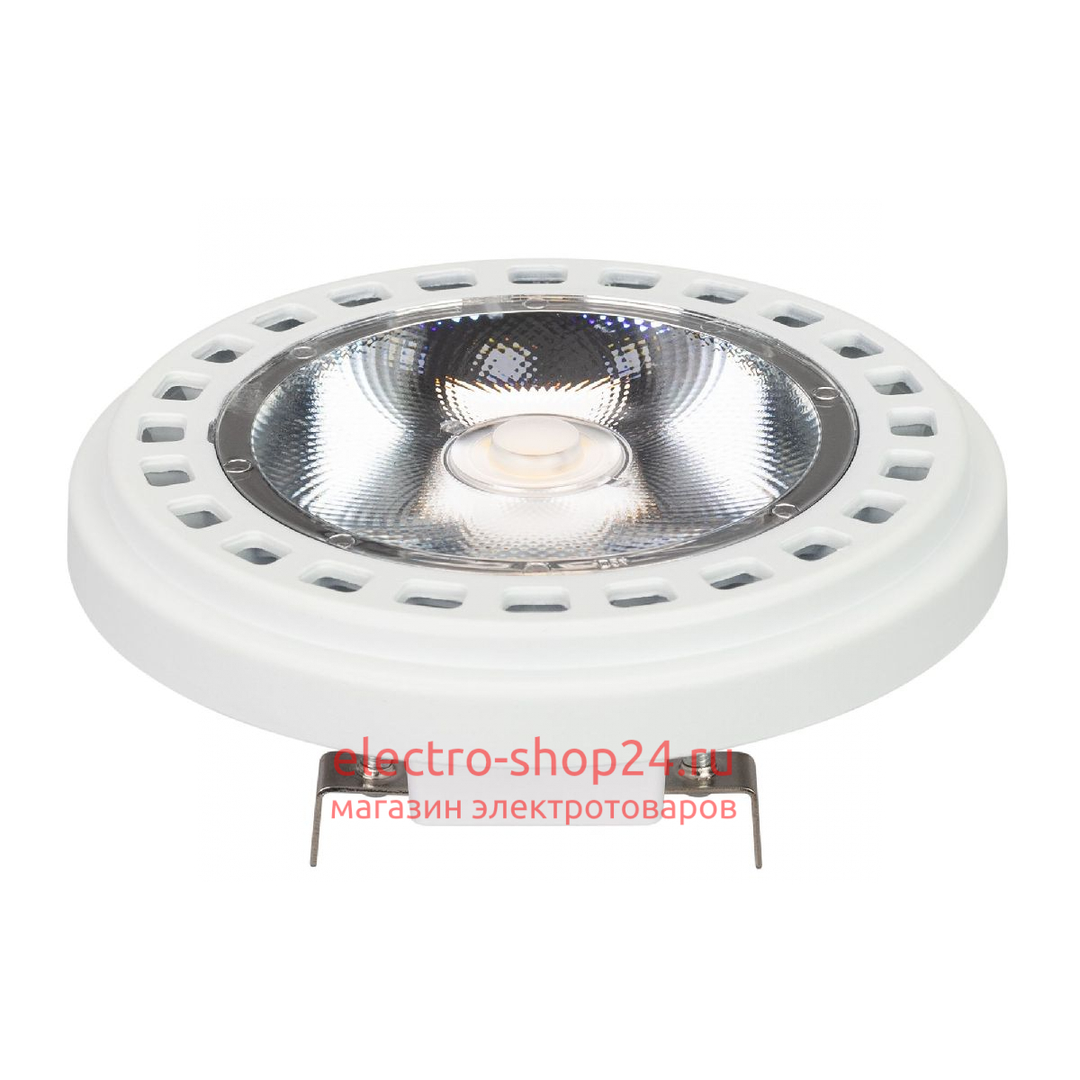 Светодиодная лампа Arlight AR111-UNIT-G53-15W- Warm3000 (WH, 24 deg, 12V) 025640 025640 - магазин электротехники Electroshop