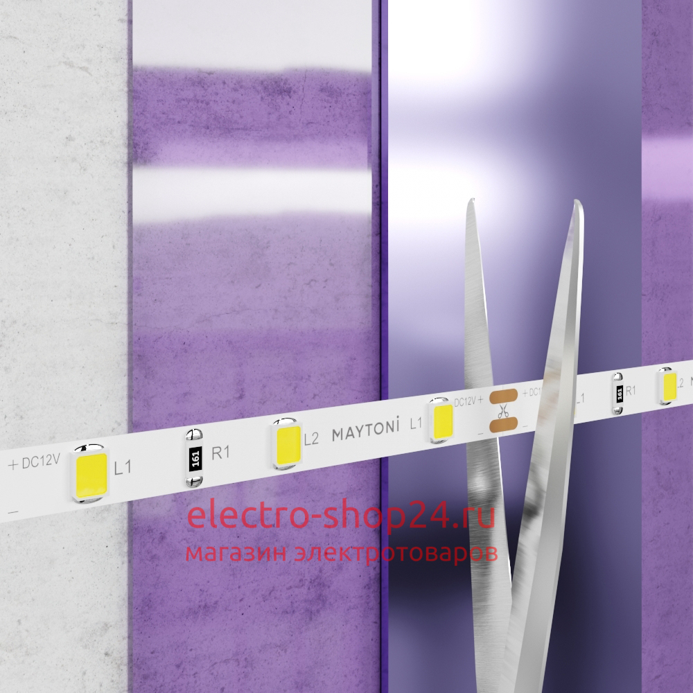 Светодиодная лента Maytoni Technical Led strip 12В 2835 4,8Вт/м 3000K 5м IP20 20007 20007 - магазин электротехники Electroshop