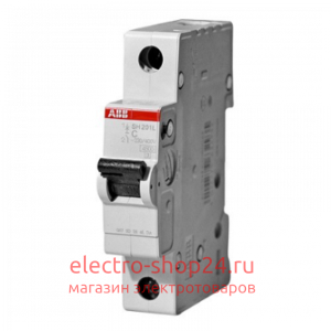 SH201L C10 Автоматический выключатель 1-полюсный 10А 4,5кА (хар-ка C) ABB 2CDS241001R0104 - магазин электротехники Electroshop
