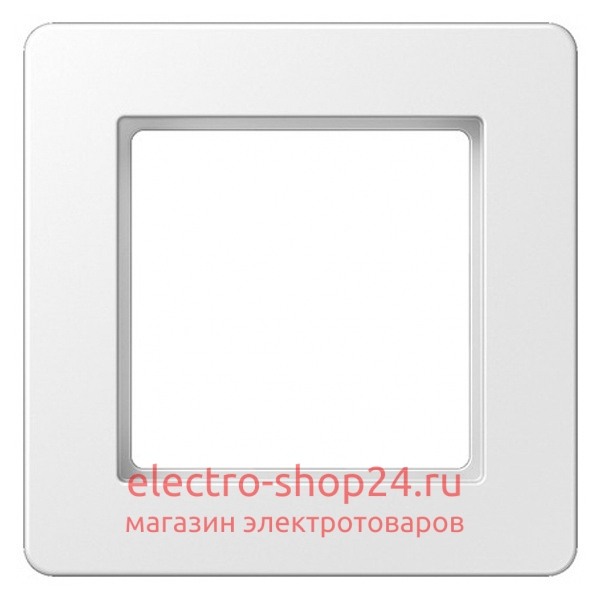 Рамка 1-ая Jung A flow Белоснежный матовый AF581BFWWM AF581BFWWM - магазин электротехники Electroshop