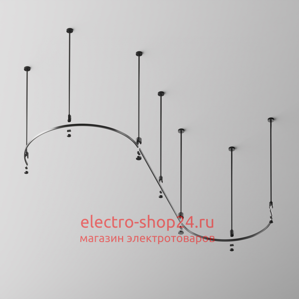 Шинопровод магнитный полукруг Maytoni Flarity TRX154-SR-D800-B TRX154-SR-D800-B - магазин электротехники Electroshop