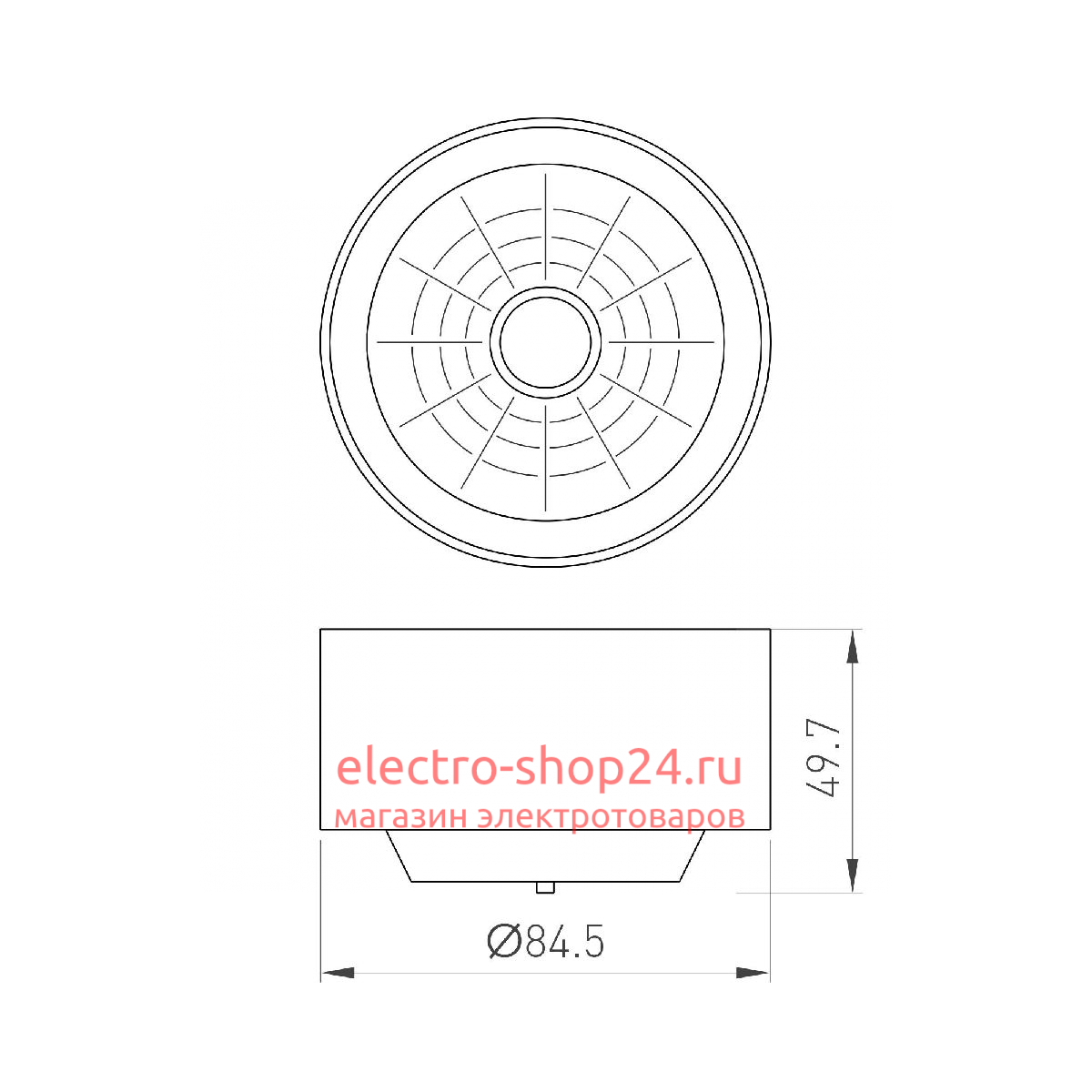 Рефлектор с посадочным кольцом Arlight LGD-REFLECTOR-RING-R85 (WH) 046769 046769 - магазин электротехники Electroshop