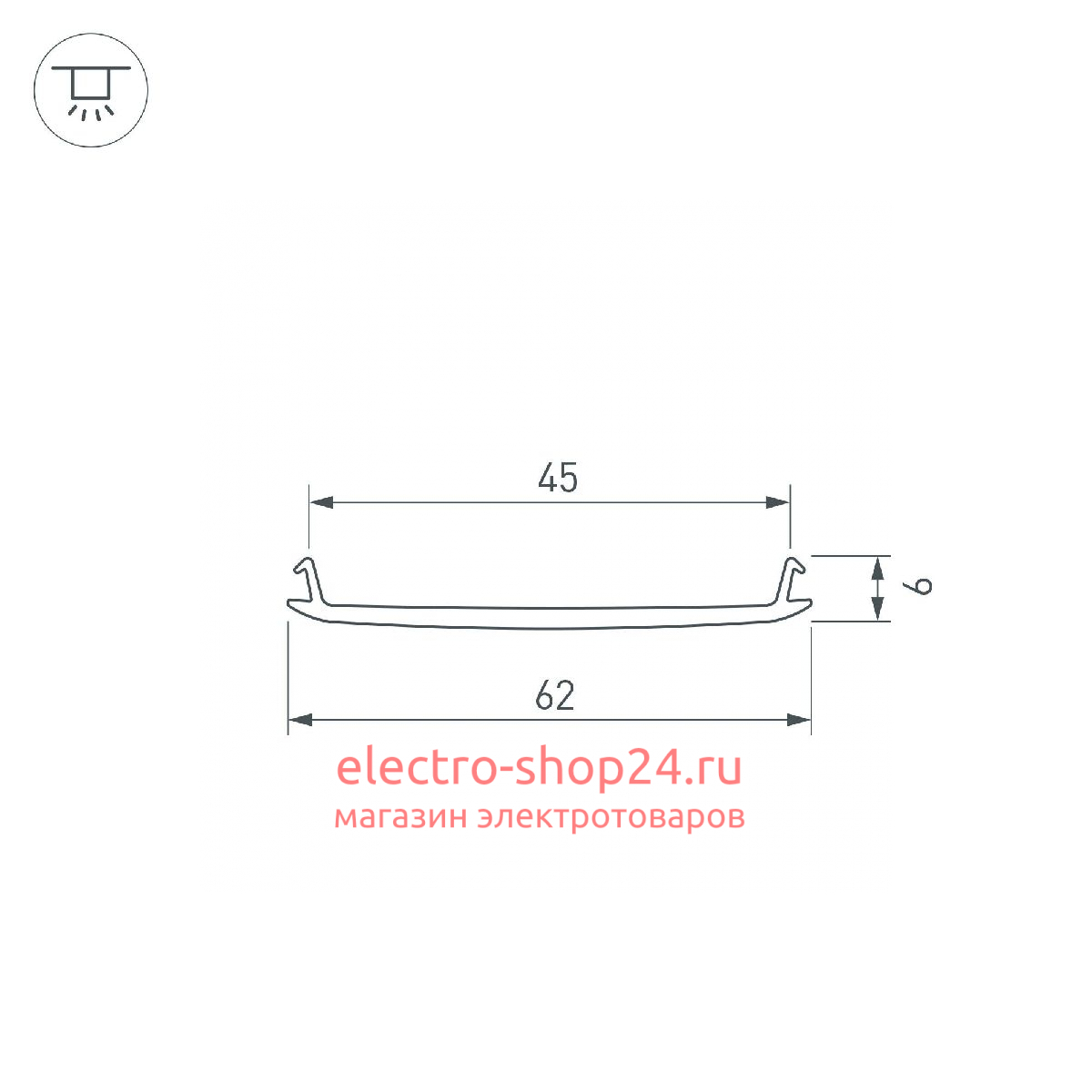 Экран Arlight STRETCH-S-50-CEIL-CENTER-10m (GAMMA50) 040822 040822 - магазин электротехники Electroshop