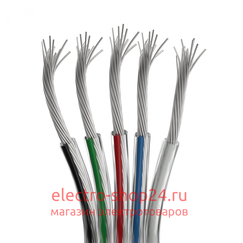 Шлейф питания Arlight ARL-22AWG-CLEAR-5Wire-CU 034967 034967 - магазин электротехники Electroshop