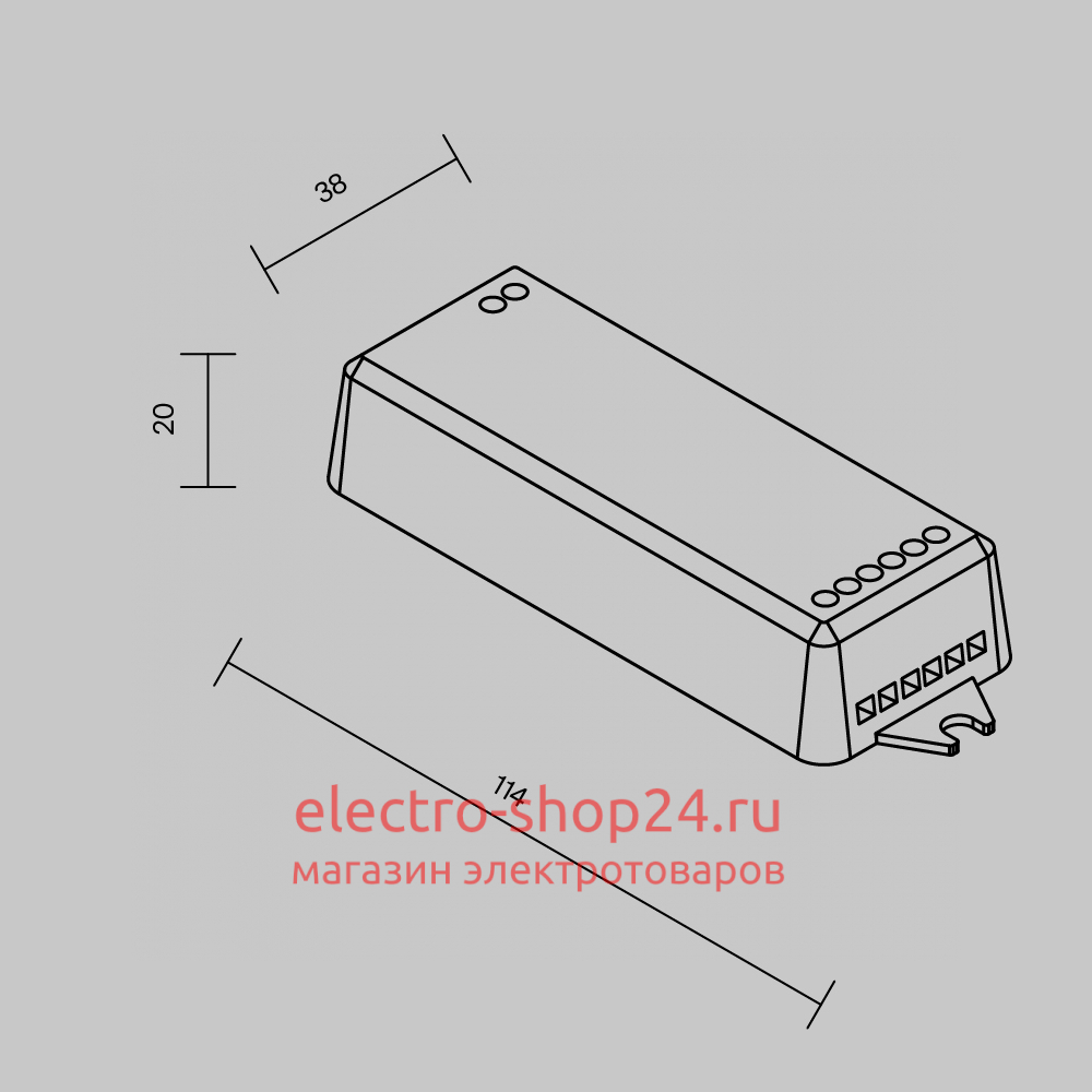 Wi-Fi контроллер для светодиодной ленты Maytoni Led Strip 742001 742001 - магазин электротехники Electroshop