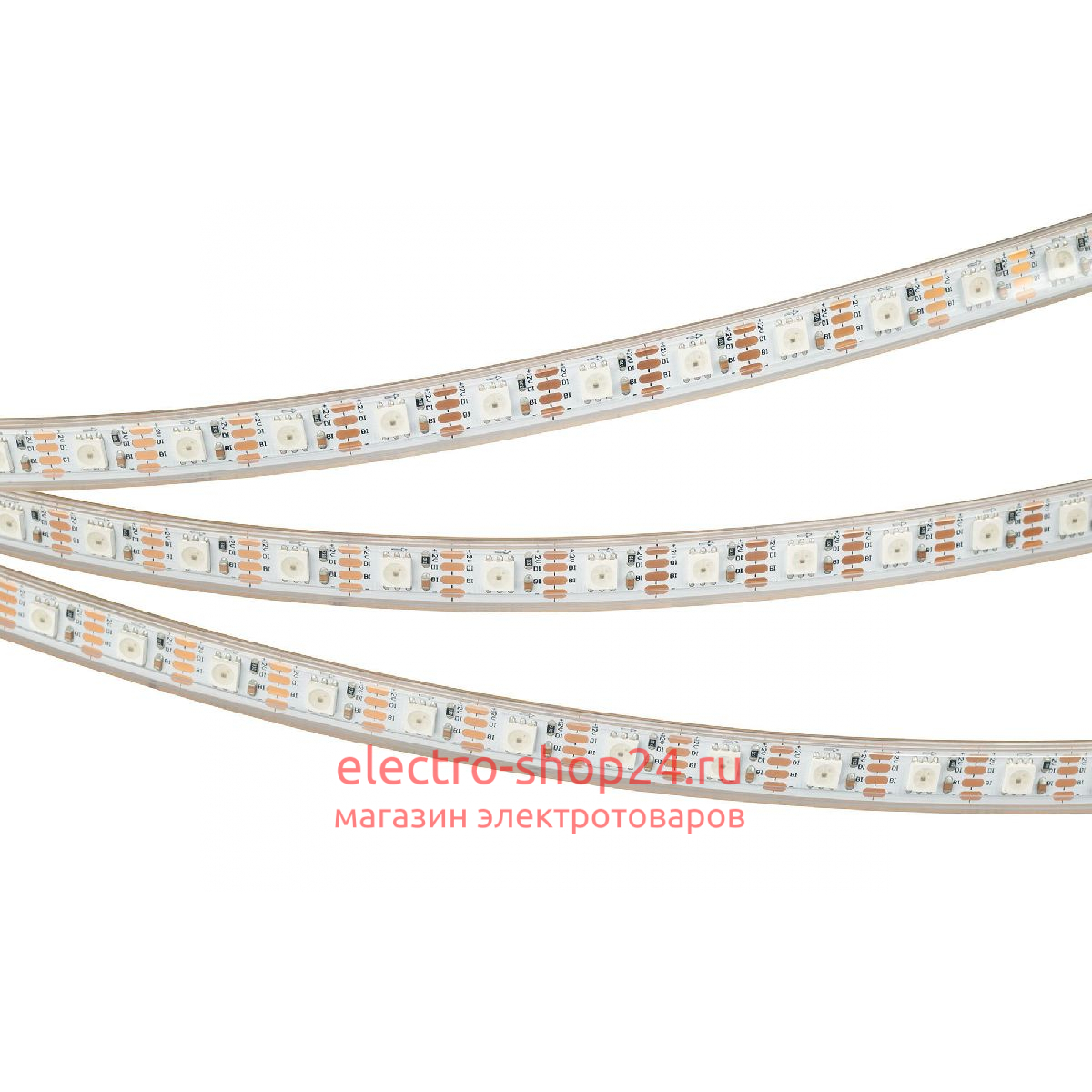 Светодиодная лента герметичная Arlight SPI-P-B60-12mm 12V RGB-PX1-BPT (8 W/m, IP66, 5060, 5m) 041615(1) 041615(1) - магазин электротехники Electroshop