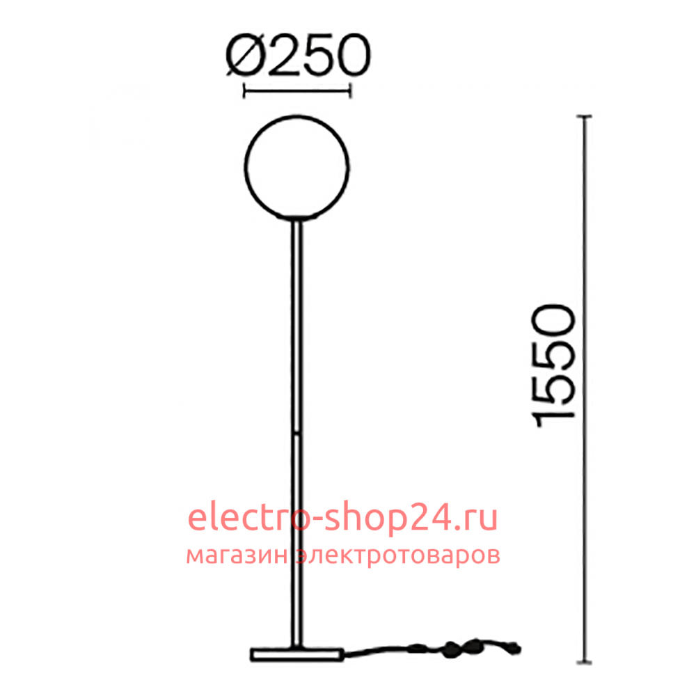 Торшер Maytoni Ring MOD013FL-01BS MOD013FL-01BS - магазин электротехники Electroshop