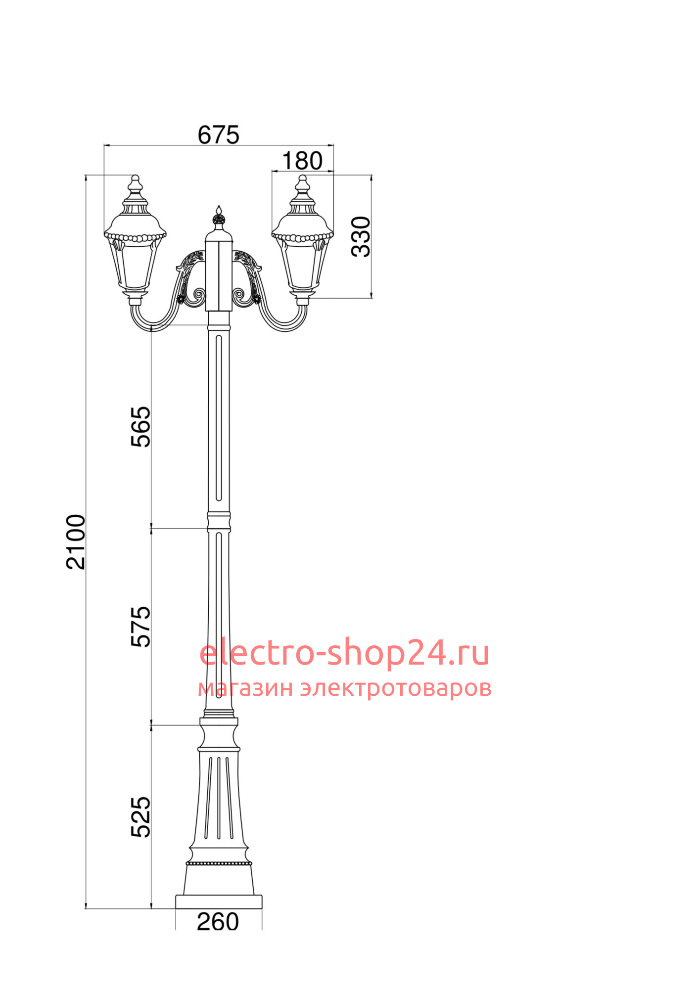 Ландшафтный светильник Maytoni Goiri O028FL-03BZ O028FL-03BZ - магазин электротехники Electroshop