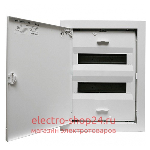 UK620V3RU Шкаф для скрытой установки ABB на 24(28) модуля с винтовыми клеммами N/PE - магазин электротехники Electroshop