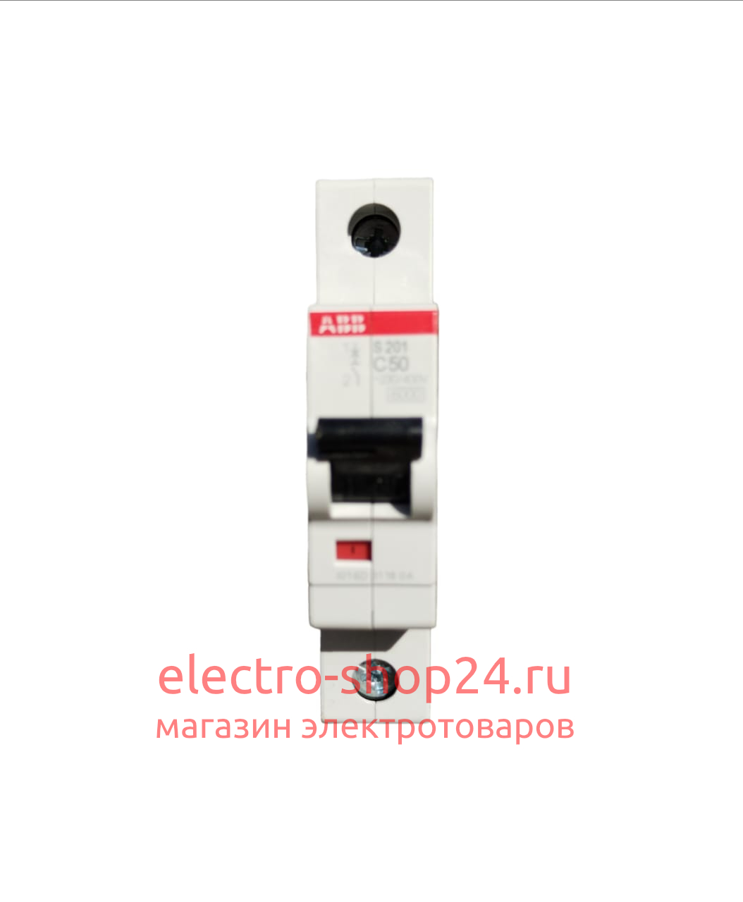 S201 C50 Автоматический выключатель 1-полюсный 50А 6кА (хар-ка C) ABB 2CDS251001R0504 2CDS251001R0504 - магазин электротехники Electroshop