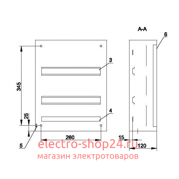 Щит металлический ЩРн-24з-1 36 УХЛ3 IP31 на 24 модуля навесной 395х310х120 TITAN 3 ИЭК серый MKM14-N-24-31-Z MKM14-N-24-31-Z - магазин электротехники Electroshop