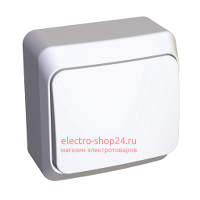 Выключатель одноклавишный Schneider Electric Этюд белый BA10-001B - магазин электротехники Electroshop