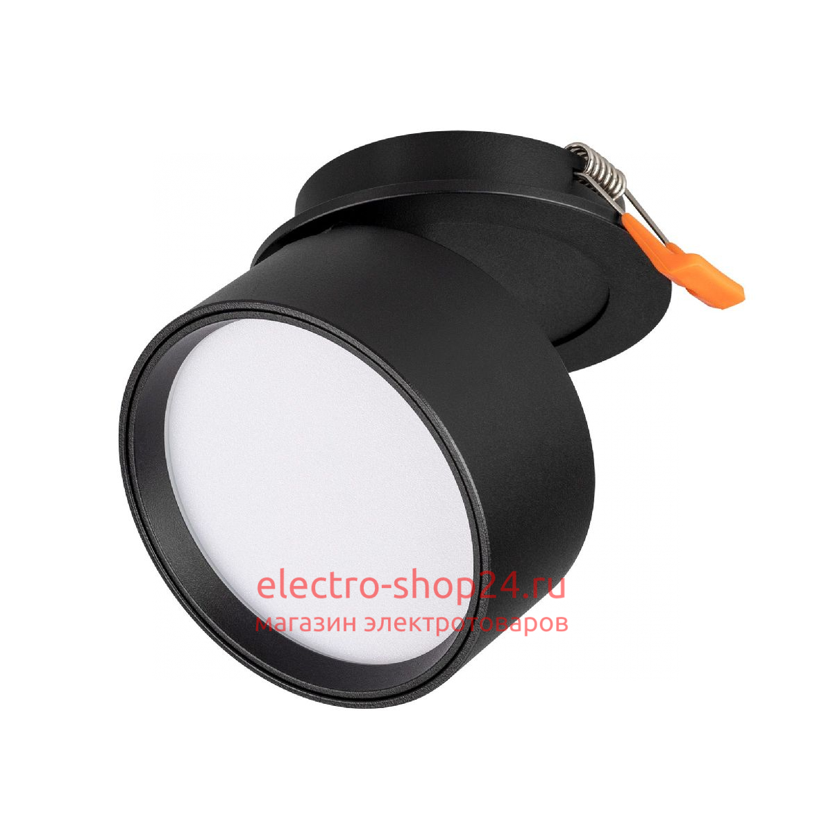 Встраиваемый спот Arlight LGD-POT-BUILT-R85-12W Warm3000 (BK, 100 deg, 230V) 045776 045776 - магазин электротехники Electroshop