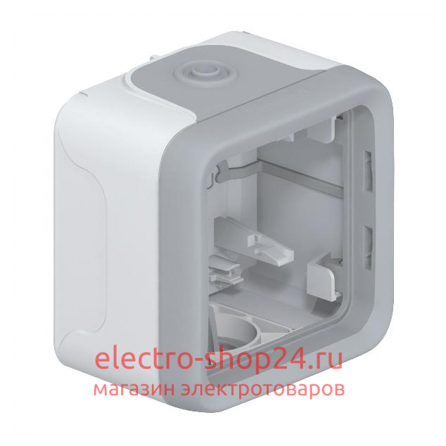 Коробка 1 пост накладного монтажа Legrand Plexo IP55 серый 069651 069651 - магазин электротехники Electroshop