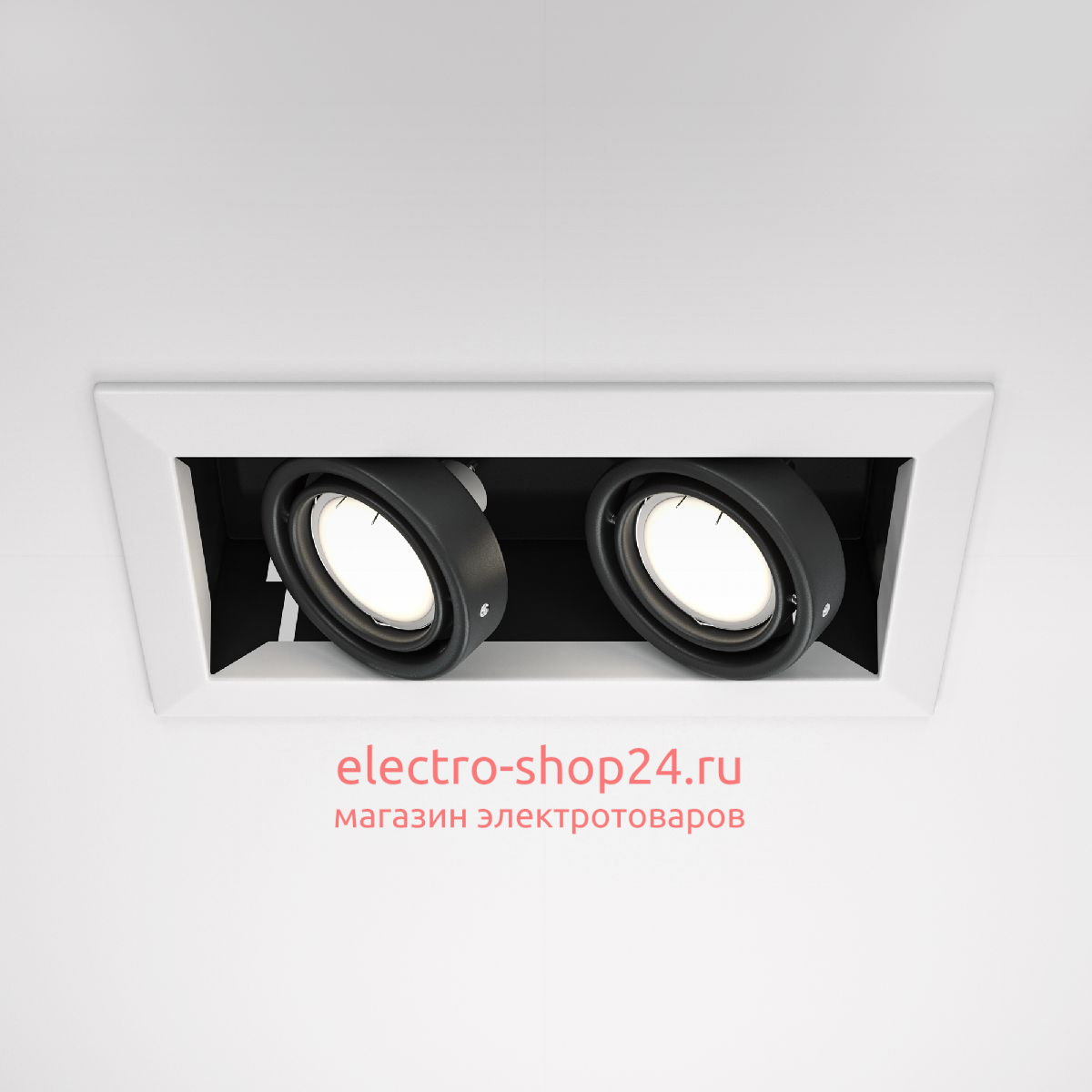 Встраиваемый светильник Maytoni Metal DL008-2-02-W DL008-2-02-W - магазин электротехники Electroshop