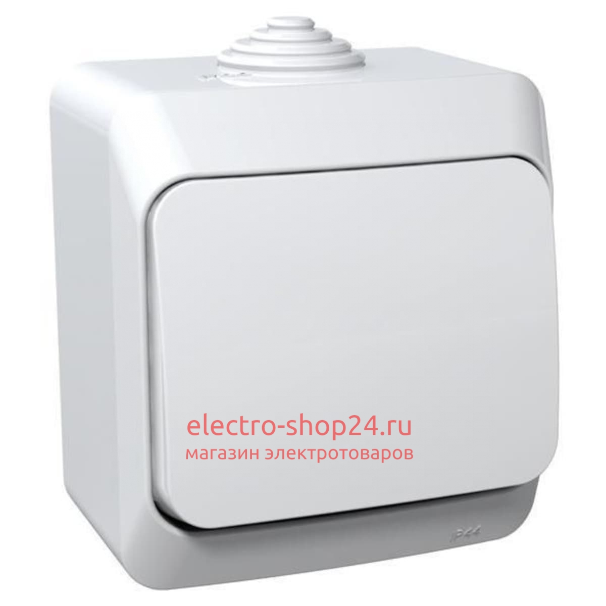 Выключатель одноклавишный Этюд IP44 Schneider Electric белый BA10-041B - магазин электротехники Electroshop
