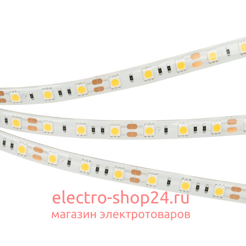 Светодиодная лента герметичная Arlight RTW-SE-B60-10mm 12V Day4000 (14.4 W/m, IP65, 5060, 5m) 015453(2) 015453(2) - магазин электротехники Electroshop