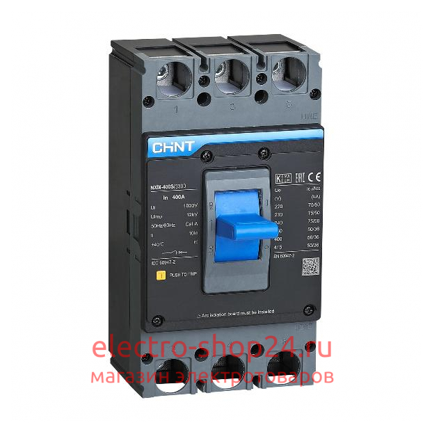 Автоматический выключатель NXM-400S/3Р 315A 50кА CHINT 131371 131371 - магазин электротехники Electroshop