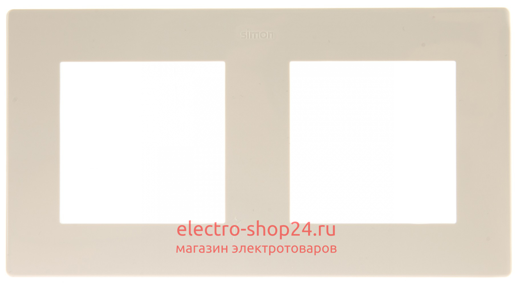 Рамка Simon 24 Harmonie 2 поста слоновая кость 2400620-031 2400620-031 - магазин электротехники Electroshop