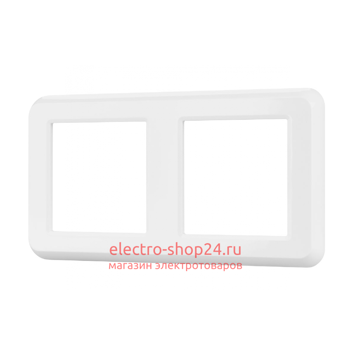 Рамка двухместная Arlight FRM-VERSA-PL-2-WH 043776 043776 - магазин электротехники Electroshop