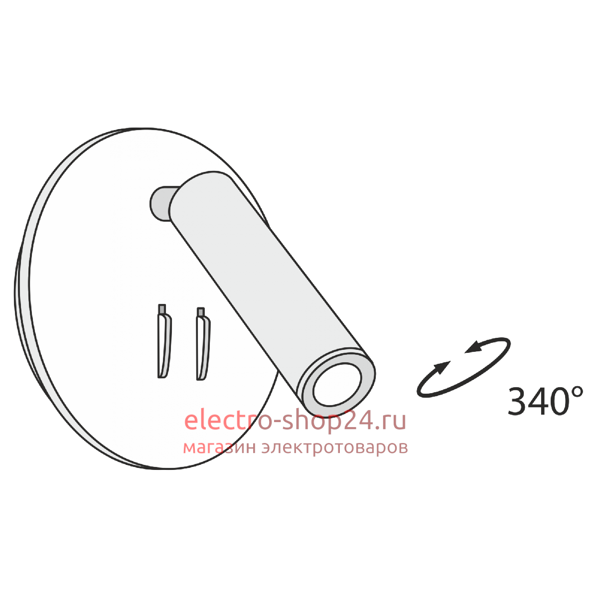 Светодиодный спот Maytoni Ios 176 C176-WL-01-6W-W C176-WL-01-6W-W - магазин электротехники Electroshop