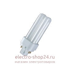 Лампа Osram Dulux D/E 13W/31-830 G24q-1 теплый белый 3000k 4099854122293 4099854122293 - магазин электротехники Electroshop